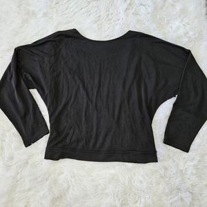 Gentle‎ Fawn GF Collection Women's Black Long Sleeve Open Back Top. Size S